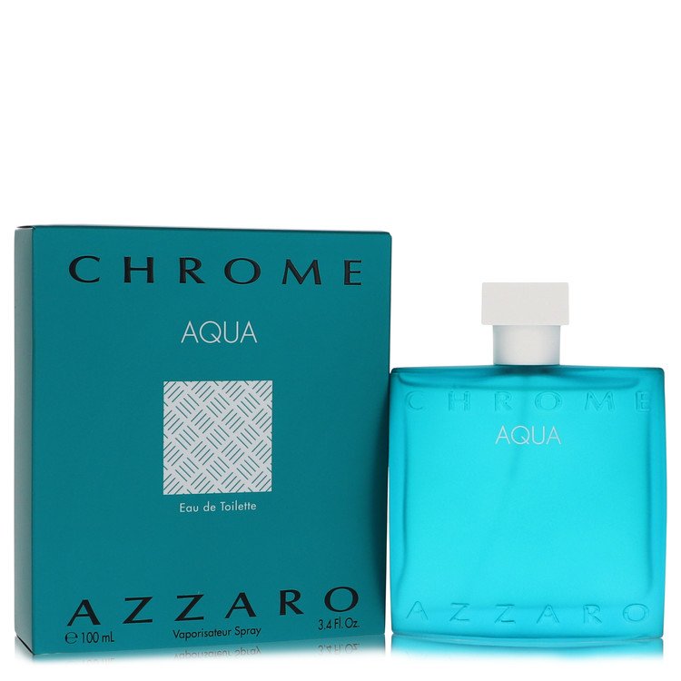 Chrome Aqua Eau De Toilette Spray by Azzaro 100 ml