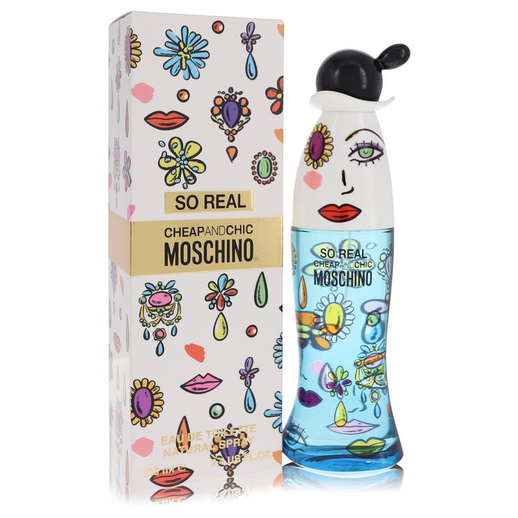 Cheap & Chic So Real Eau De Toilette Spray by Moschino 100 ml