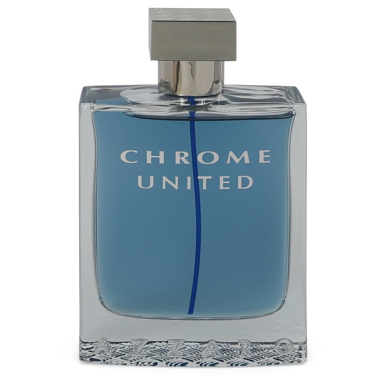 Chrome United Eau De Toilette Spray (unboxed) by Azzaro 100 ml