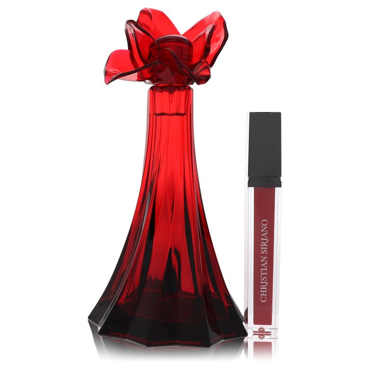 Christian Siriano Ooh La Rouge Eau De Parfum Spray + 0.21 Oz Red Lip Gloss (Unboxed) by Christian Siriano 100 ml