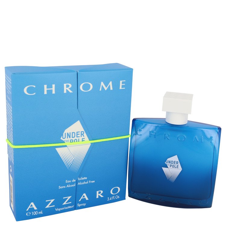 Chrome Under The Pole Eau De Toilette Spray (Alcohol Free) by Azzaro 100 ml