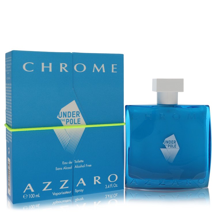 Chrome Under The Pole Eau De Toilette Spray (Alcohol Free) by Azzaro 100 ml