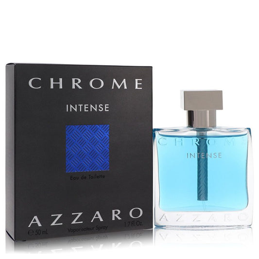 Chrome Intense Eau De Toilette Spray by Azzaro 50 ml