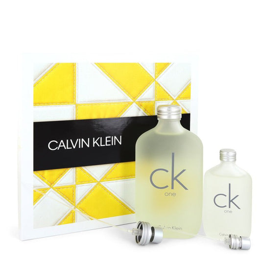 Ck One Gift Set - 6.7 oz Eau De Toilette Spray + 1.7 oz Eau De Toilette Spray (Unisex) by Calvin Klein --