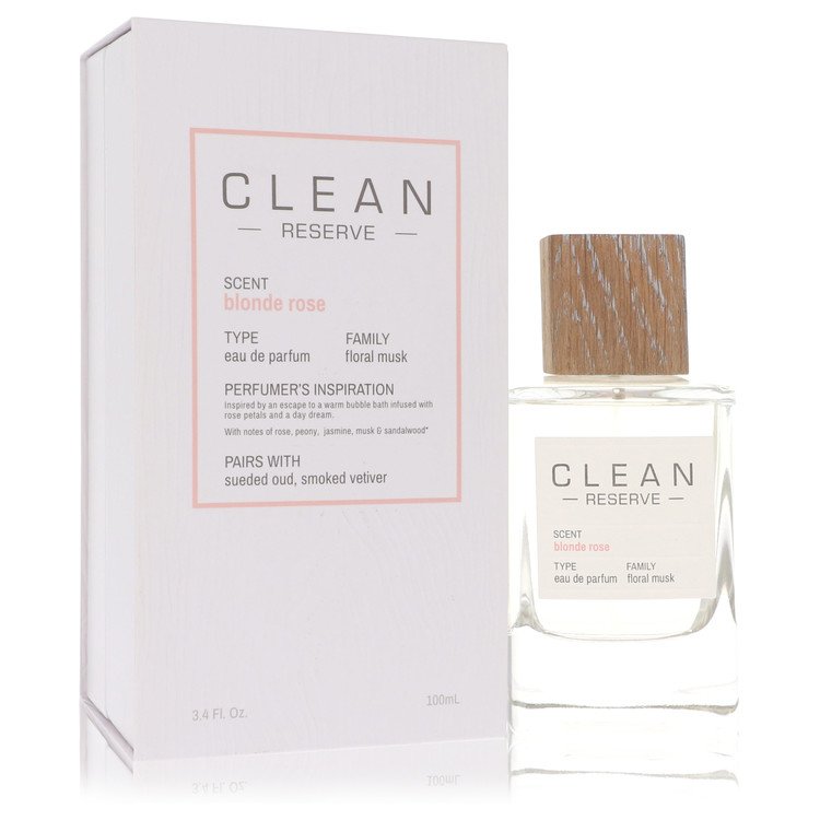 Clean Blonde Rose Eau De Parfum Spray by Clean 100 ml
