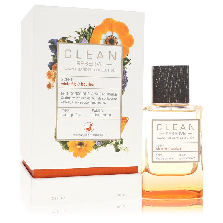 Clean Reserve White Fig & Bourbon Eau De Parfum Spray (Unisex) by Clean 100 ml