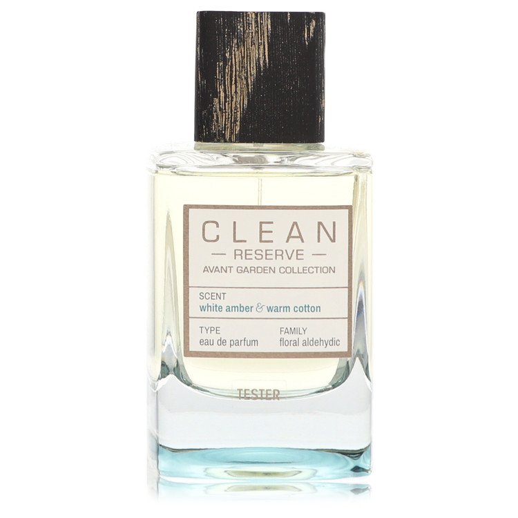 Clean Reserve White Amber & Warm Cotton Eau De Parfum Spray (Unisex Tester) by Clean 100 ml