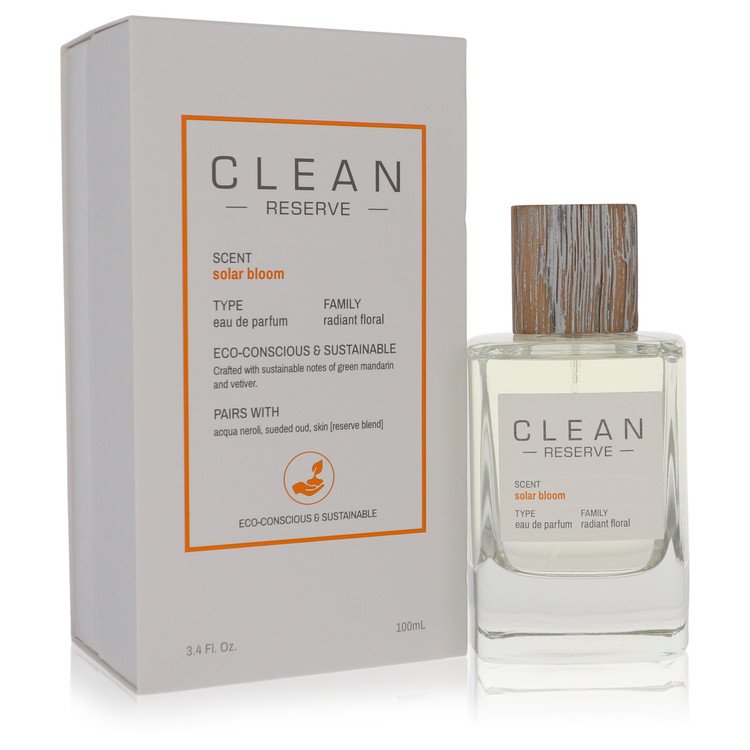 Clean Reserve Solar Bloom Eau De Parfum Spray (Unisex) by Clean 100 ml