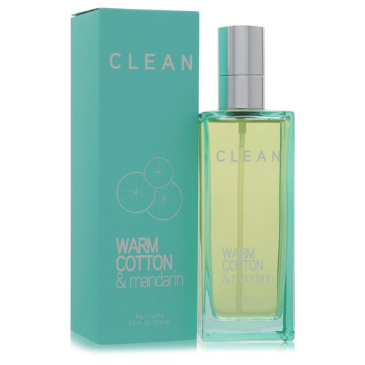 Clean Warm Cotton & Mandarine Eau Fraiche Spray by Clean 174 ml
