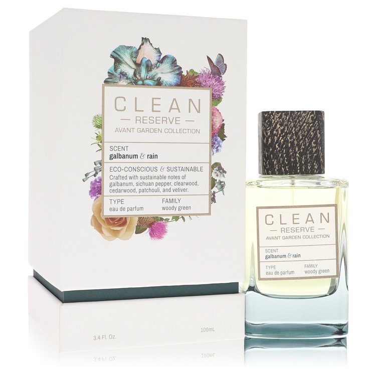 Clean Reserve Galbanum & Rain Eau De Parfum Spray (Unisex) by Clean 100 ml