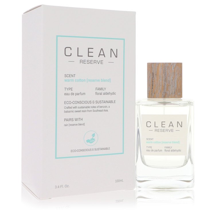 Clean Reserve Warm Cotton Eau De Parfum Spray by Clean 100 ml