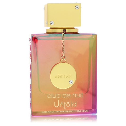 Club De Nuit Untold Eau De Parfum Spray (Unisex Unboxed) by Armaf 106 ml