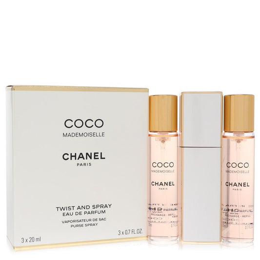 Coco Mademoiselle Mini EDP Spray by Chanel 3  x 21 ml