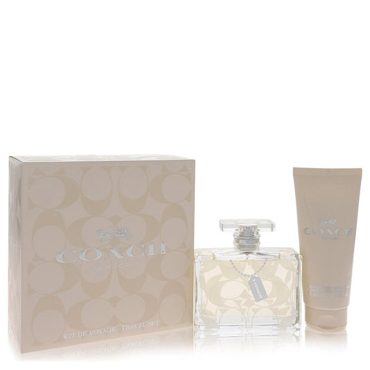 Coach Signature Gift Set - 3.3 oz Eau De Parfum + 3.3 oz Body Lotion Travel Set by Coach --