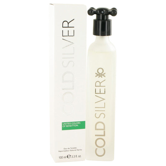 Cold Silver Eau De Toilette Spray by Benetton 100 ml