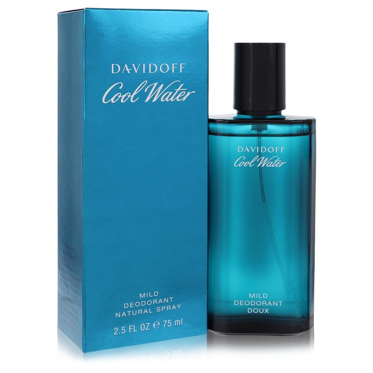 Cool Water Deodorant Spray (Glass) by Davidoff 75 ml