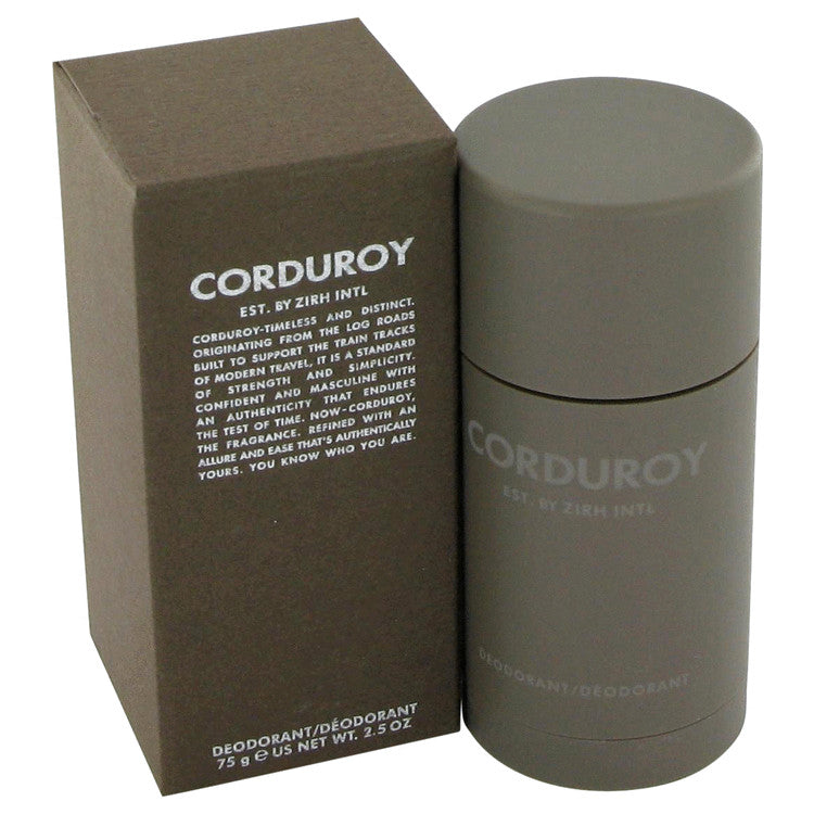 Corduroy Deodorant Stick (Alcohol-Free) by Zirh International 75 ml