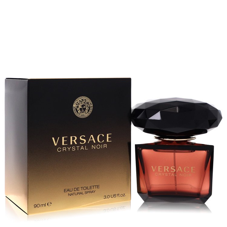 Crystal Noir Eau De Toilette Spray by Versace 90 ml