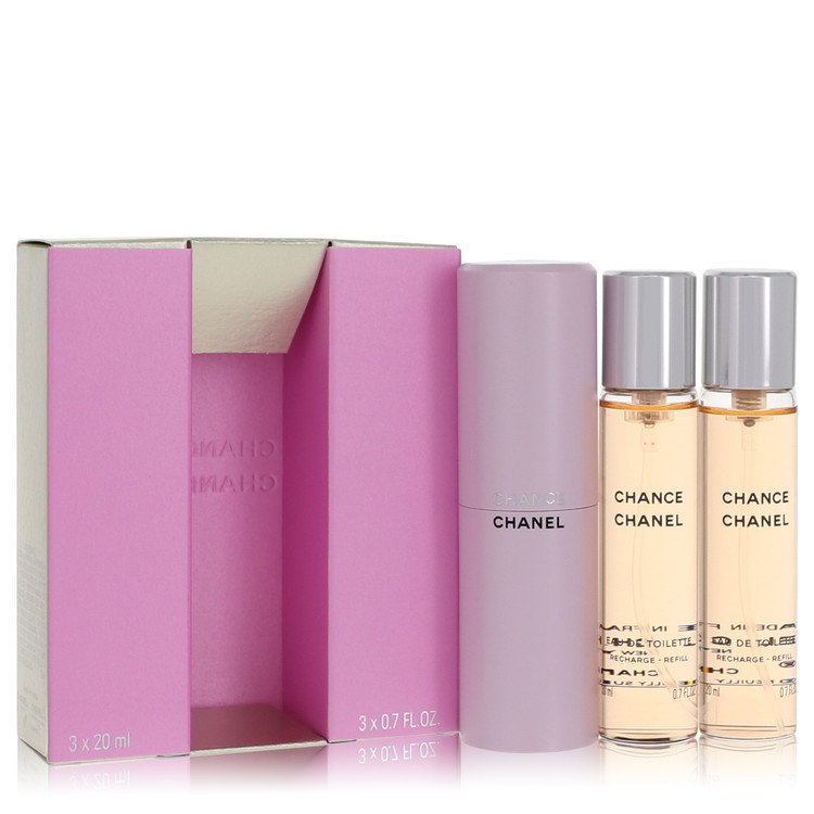 Chance Mini EDT Spray + 2 Refills by Chanel 3  x 21 ml