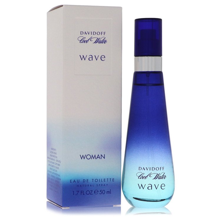 Cool Water Wave Eau De Toilette Spray by Davidoff 50 ml