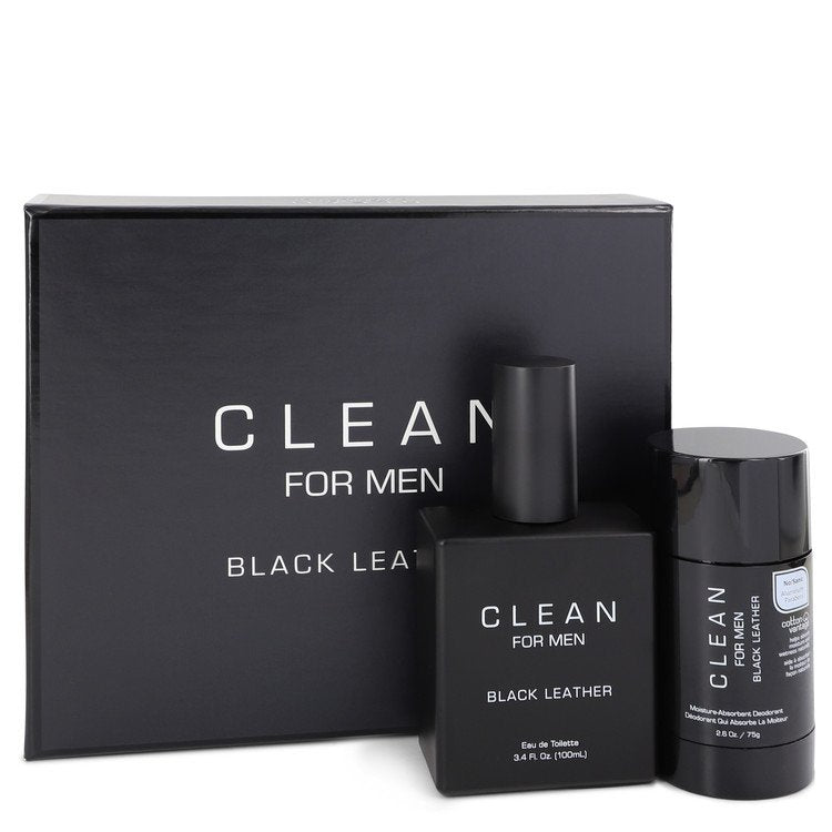 Clean Black Leather Gift Set By Clean Brands HD