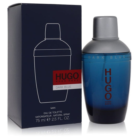 Dark Blue Eau De Toilette Spray by Hugo Boss 75 ml