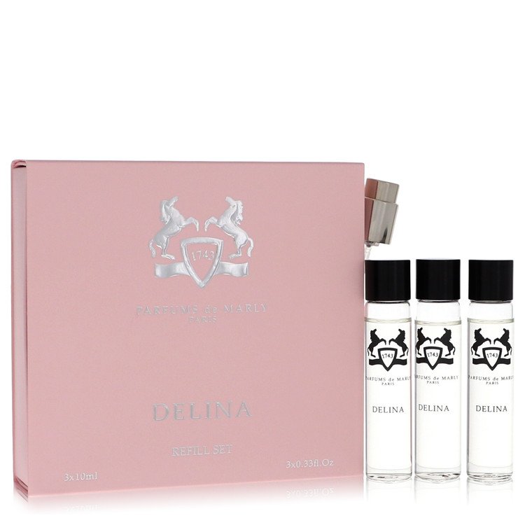 Delina Three Eau De Parfum Spray Refills by Parfums De Marly 3  x 10 ml