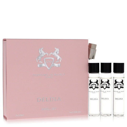 Delina Three Eau De Parfum Spray Refills by Parfums De Marly 3  x 10 ml