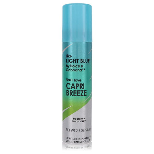 Designer Imposters Capri Breeze Body Spray by Parfums De Coeur 75 ml