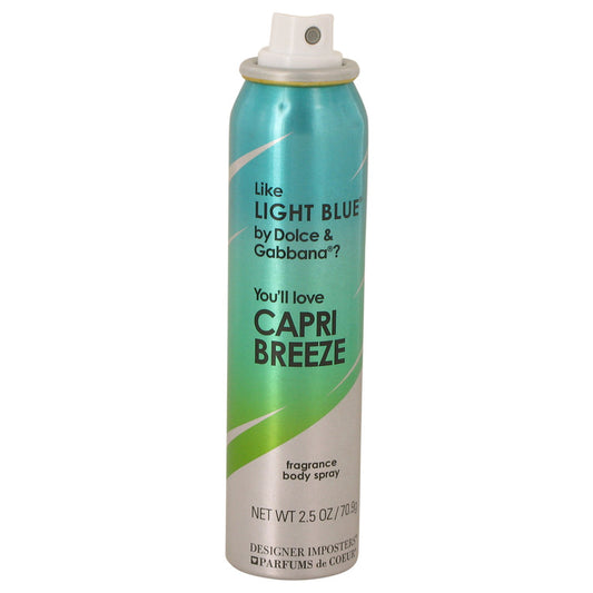 Designer Imposters Capri Breeze Body Spray (Tester) by Parfums De Coeur 75 ml