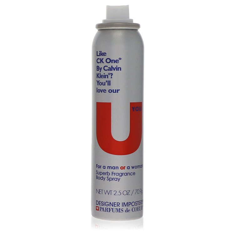 Designer Imposters U You Deodorant Body Spray (Unisex Tester) by Parfums De Coeur 75 ml
