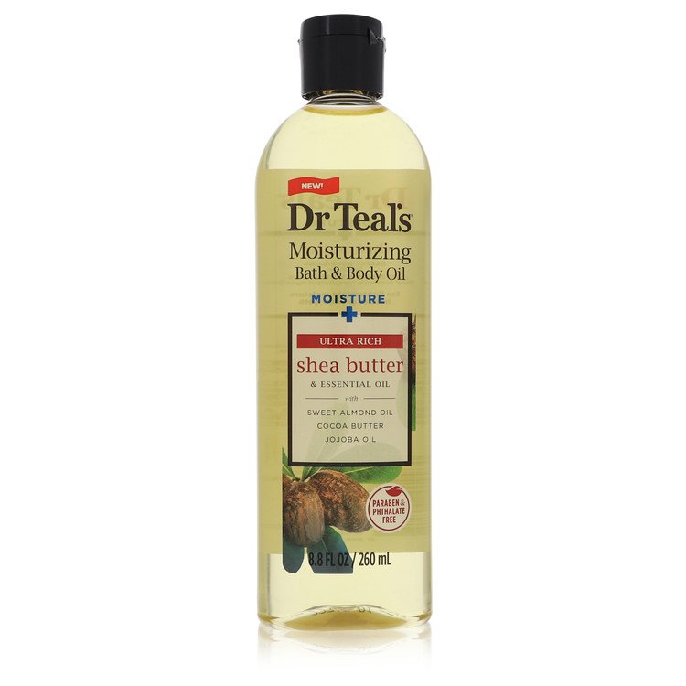 Dr Teals Moisturizing Bath & Body Oil Ultra Rich Shea Butter with Essential Oils, Jojoba Oil, Sweet Almond Oil and Cocoa Butter by Dr Teals 260 ml