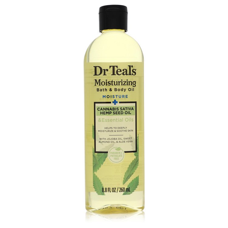 Dr Teals Moisturizing Bath & Body Oil Cannabis Sativa Hemp Seed Oil by Dr Teals 260 ml