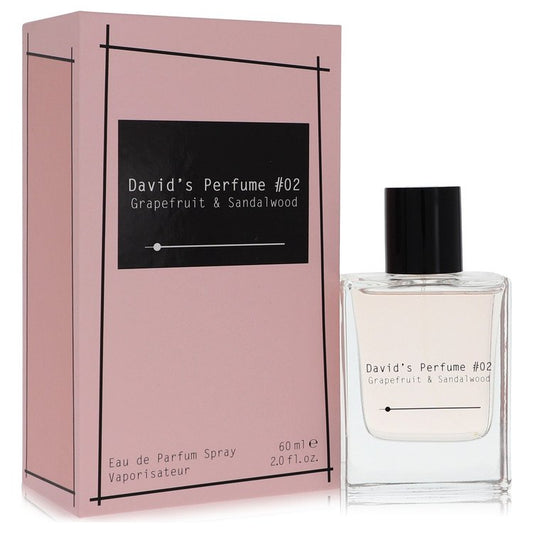 Davids Perfume #02 Grapefruit & Sandalwood Eau De Parfum Spray (Unisex) by David Dobrik 59 ml Brands HD