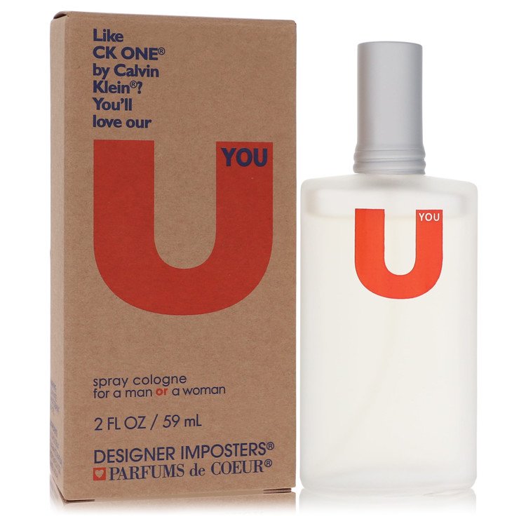 Designer Imposters U You Cologne Spray (Unisex) by Parfums De Coeur 60 ml Brands HD