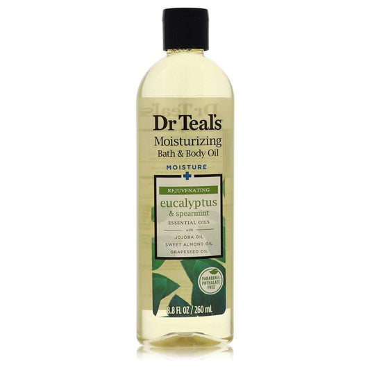 Dr Teals Bath Additive Eucalyptus Oil Pure Epson Salt Body Oil Relax & Relief with Eucalyptus & Spearmint by Dr Teals 260 ml Brands HD