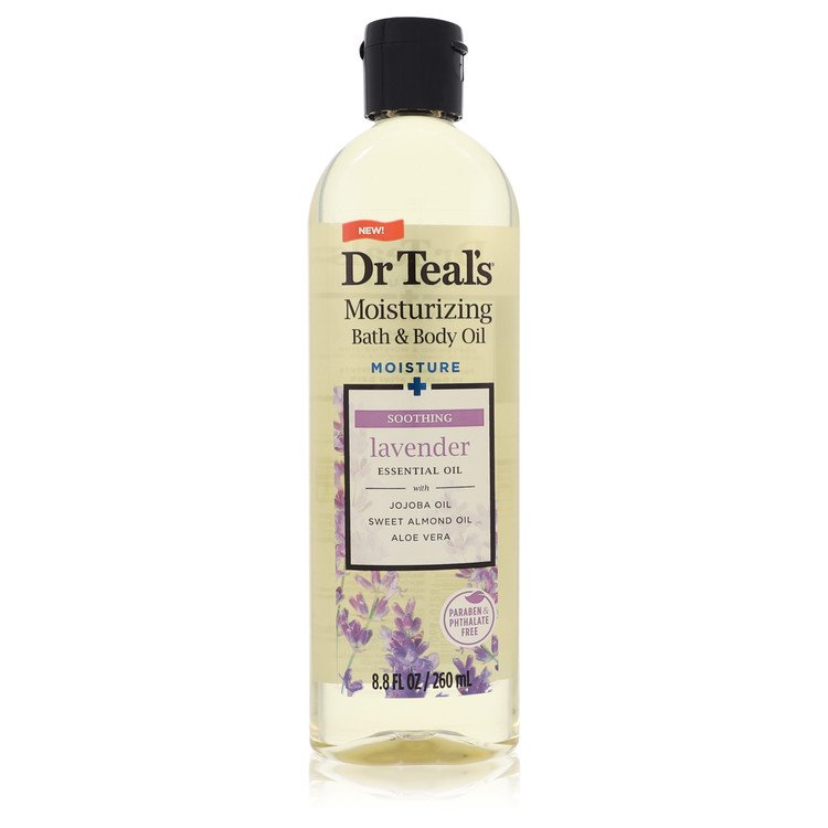 Dr Teals Bath Oil Sooth & Sleep With Lavender Pure Epsom Salt Body Oil Sooth & Sleep with Lavender by Dr Teals 260 ml Brands HD