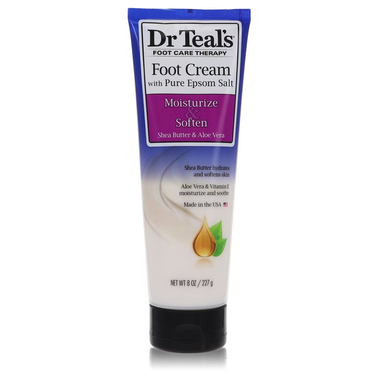 Dr Teals Pure Epsom Salt Foot Cream Pure Epsom Salt Foot Cream with Shea Butter & Aloe Vera & Vitamin E by Dr Teals 240 ml Brands HD