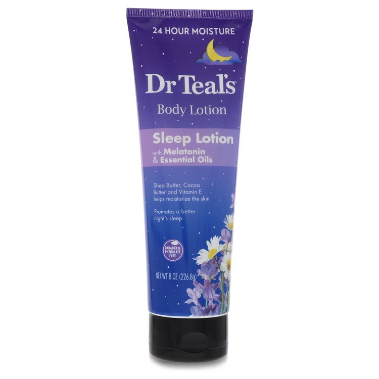 Dr Teals Sleep Lotion Sleep Lotion with Melatonin & Essential Oils Promotes a better nights sleep (Shea butter, Cocoa Butt by Dr Teals 240 ml Brands HD