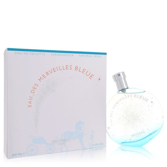 Eau Des Merveilles Bleue Eau De Toilette Spray by Hermes 100 ml