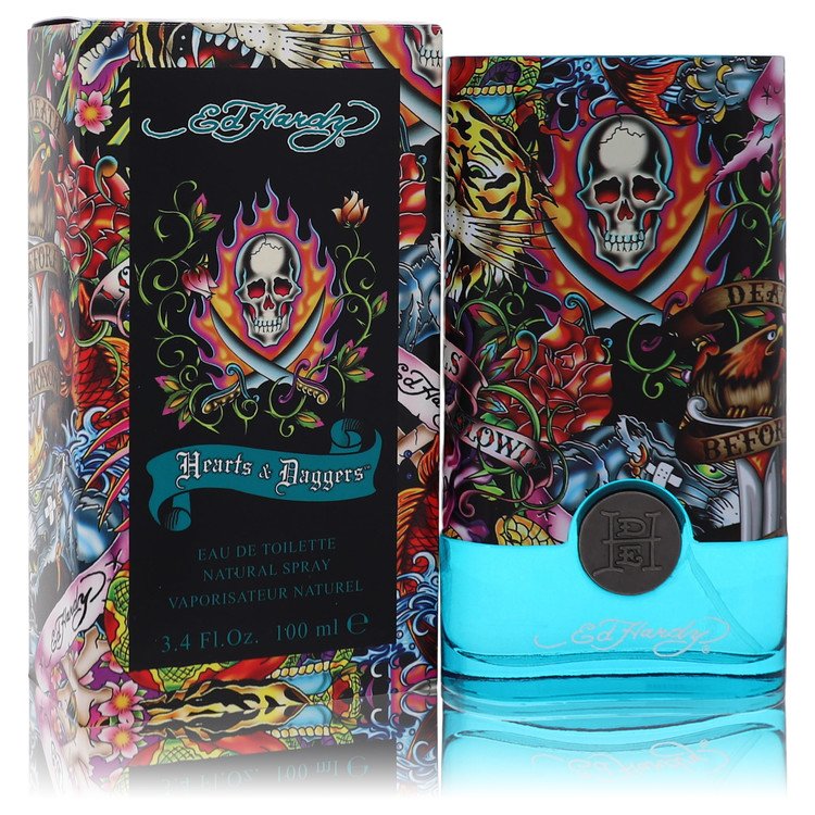 Ed Hardy Hearts & Daggers Eau De Toilette Spray by Christian Audigier 100 ml