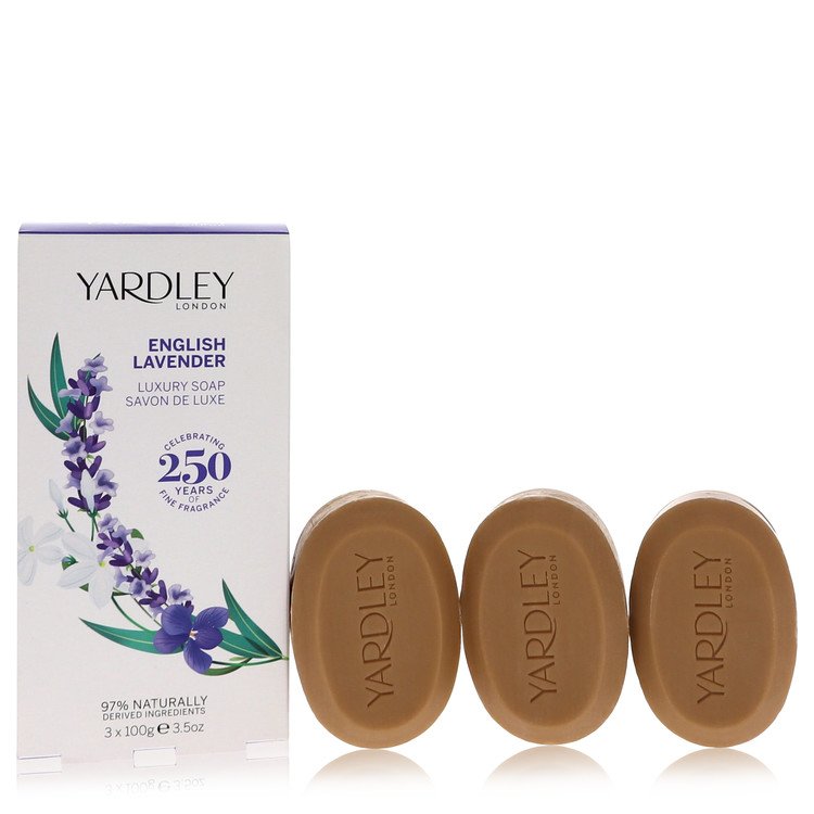 English Lavender 3 x 3.5 oz Soap by Yardley London 104 ml