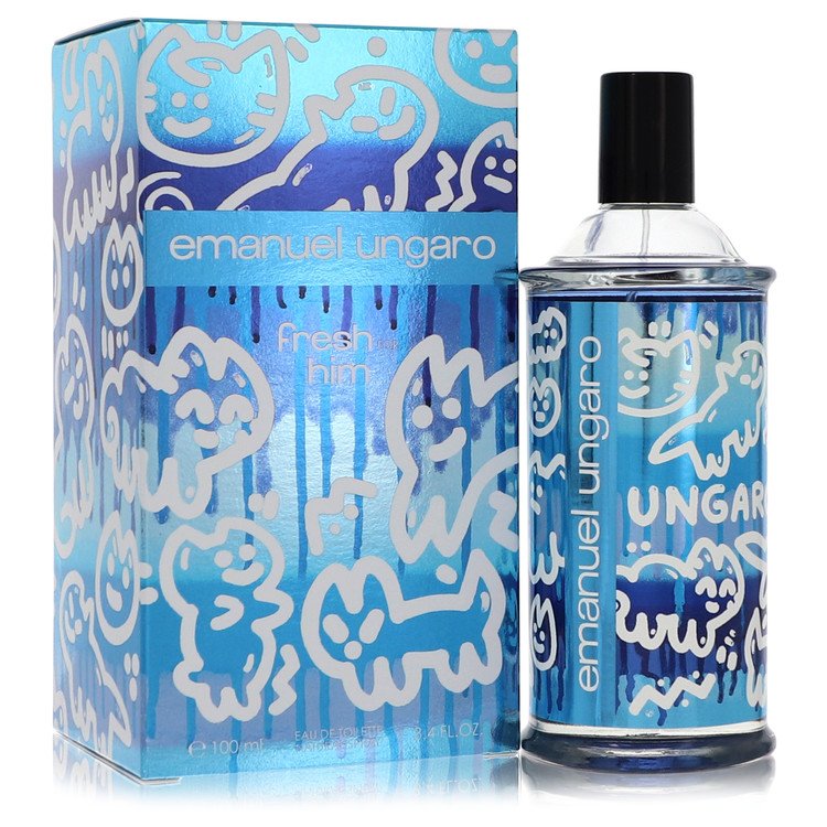 Emanuel Ungaro Fresh For Him Eau De Toilette Spray by Ungaro 100 ml