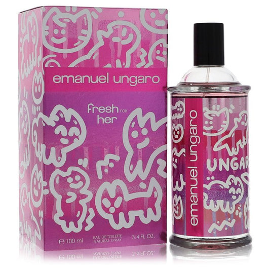 Emanuel Ungaro Fresh For Her Eau De Toilette Spray by Ungaro 100 ml