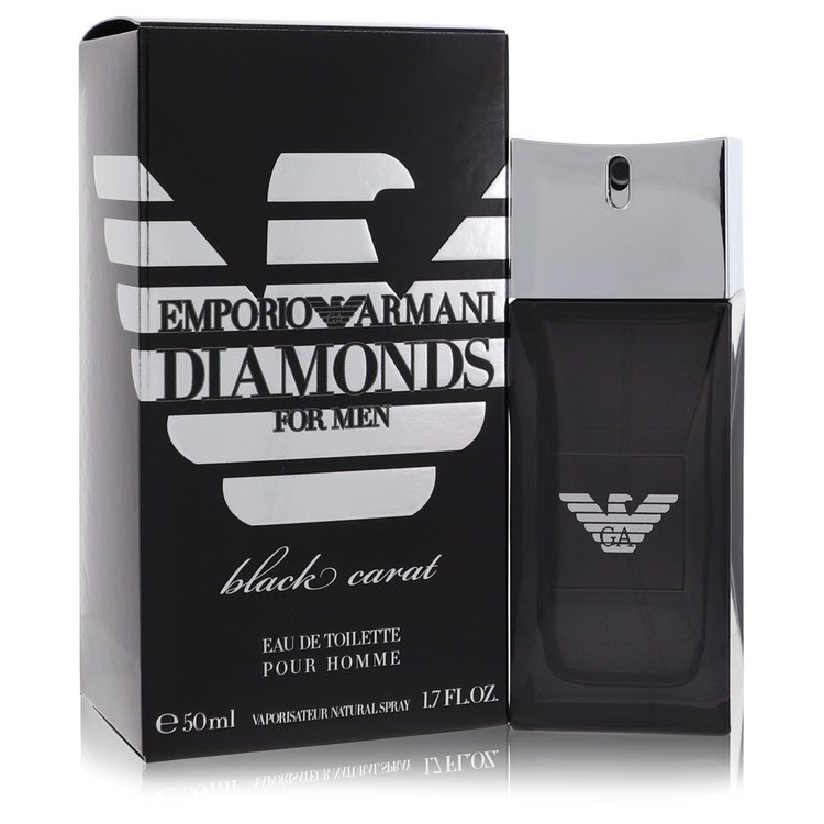 Emporio Armani Diamonds Black Carat Eau De Toilette Spray by Giorgio Armani 50 ml