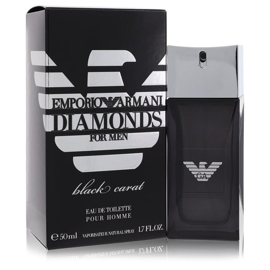 Emporio Armani Diamonds Black Carat Eau De Toilette Spray by Giorgio Armani 50 ml
