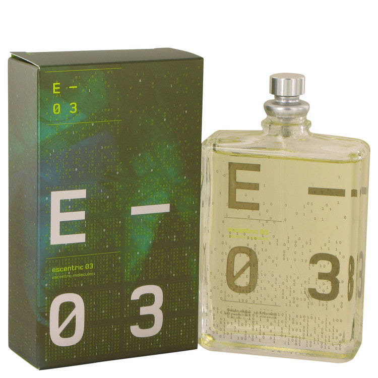 Escentric 03 Eau De Toilette Spray (Unisex) by Escentric Molecules 104 ml