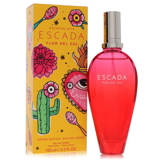 Escada Flor Del Sol Eau De Toilette Spray (Limited Edition) by Escada 100 ml