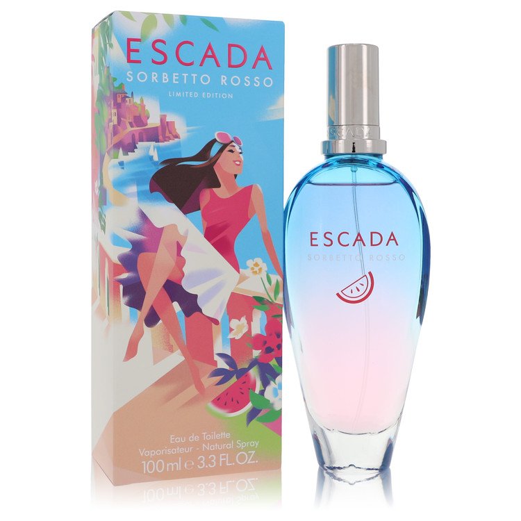 Escada Sorbetto Rosso Eau De Toilette Spray by Escada 100 ml