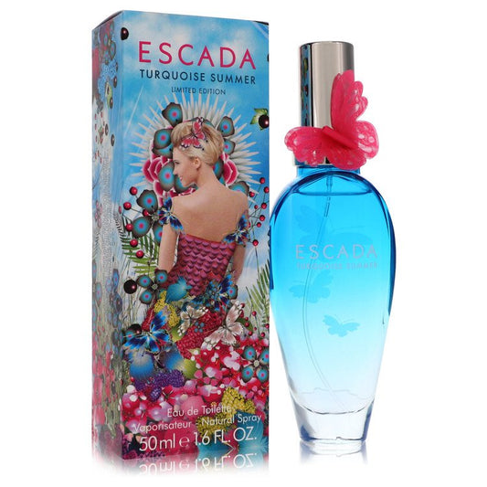 Escada Turquoise Summer Eau De Toilette Spray by Escada 50 ml